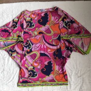 Trina Turk groovy paisley tunic